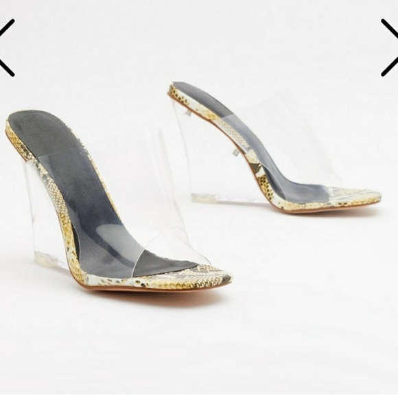 🆕SNAKE STRIDE MULE WEDGES - Picture 3 of 4